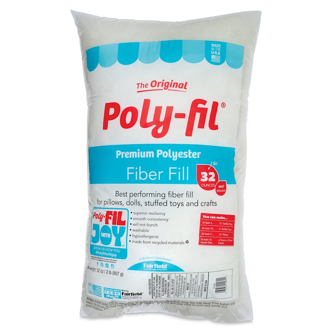 Open in modal - Poly-Fil Premium Fiber Fill - 32 oz Bag