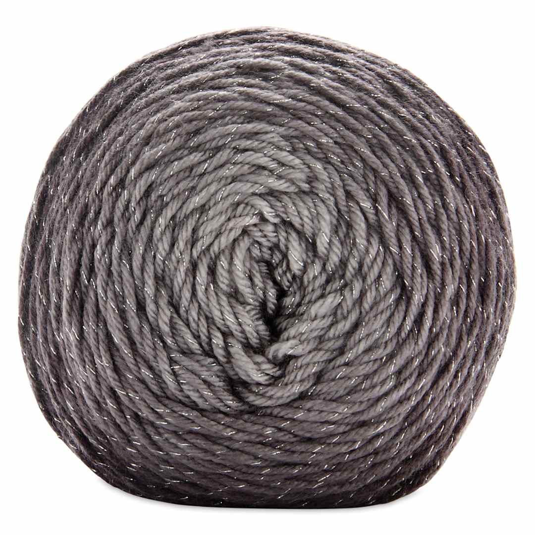 Open in modal - Premier Yarn Anti-Pilling Everyday Worsted Gradient Glitter Yarn - Black Tones