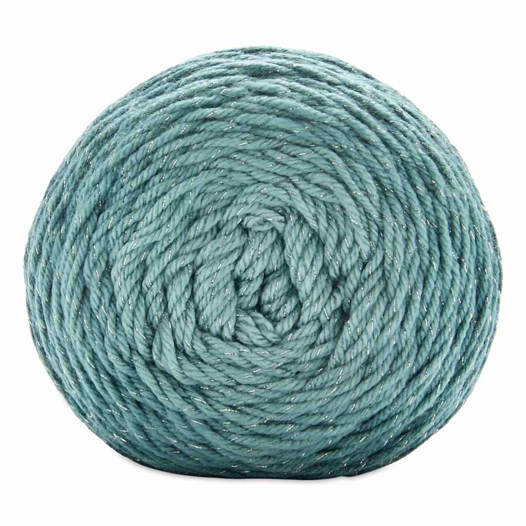 Open in modal - Premier Yarn Anti-Pilling Everyday Worsted Gradient Glitter Yarn - Peacock Tones