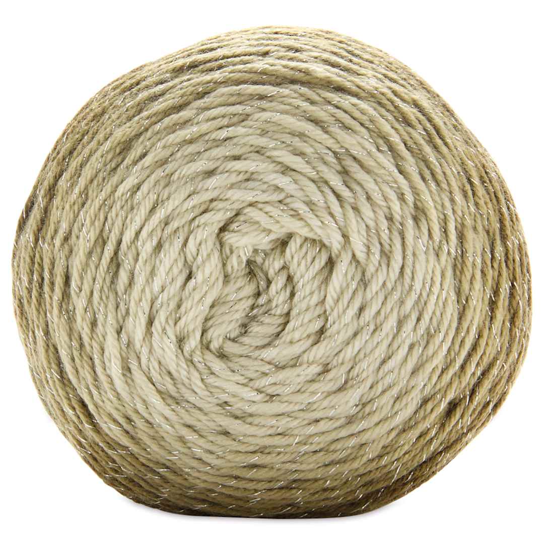 Open in modal - Premier Yarn Anti-Pilling Everyday Worsted Gradient Glitter Yarn - Fern Green Tones