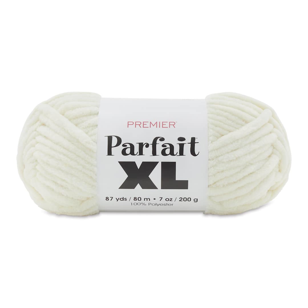 Open in modal - Premier Yarn Parfait XL Yarn - Cream, skein