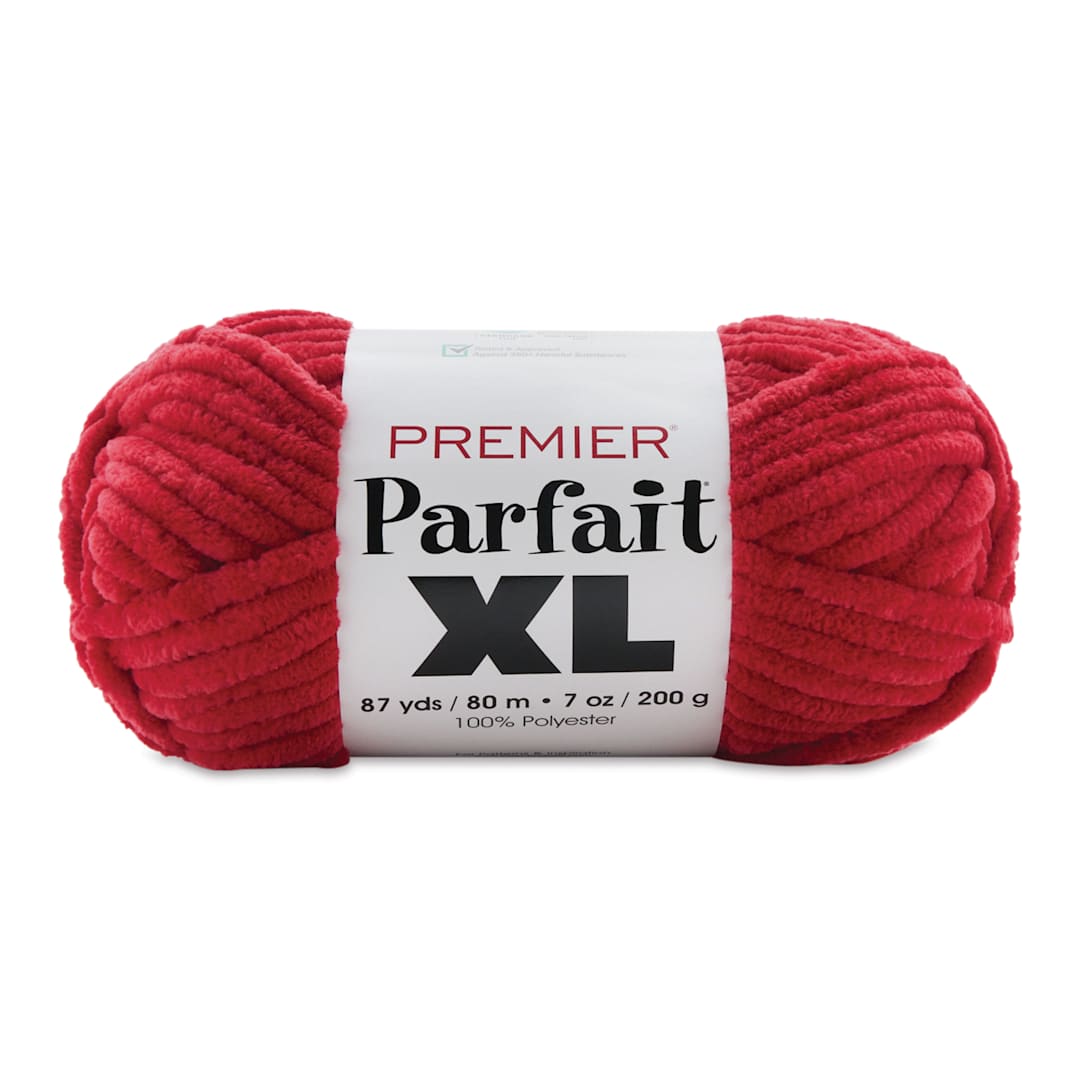 Open in modal - Premier Yarn Parfait XL Yarn - Cardinal, skein