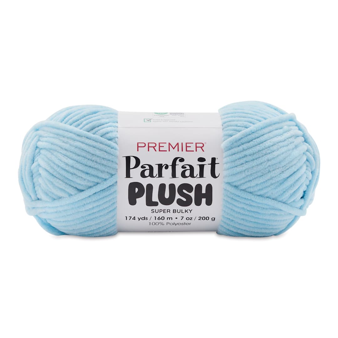 Open in modal - Premier Yarn Parfait Plush Yarn - Forget-Me-Not, 7 oz
