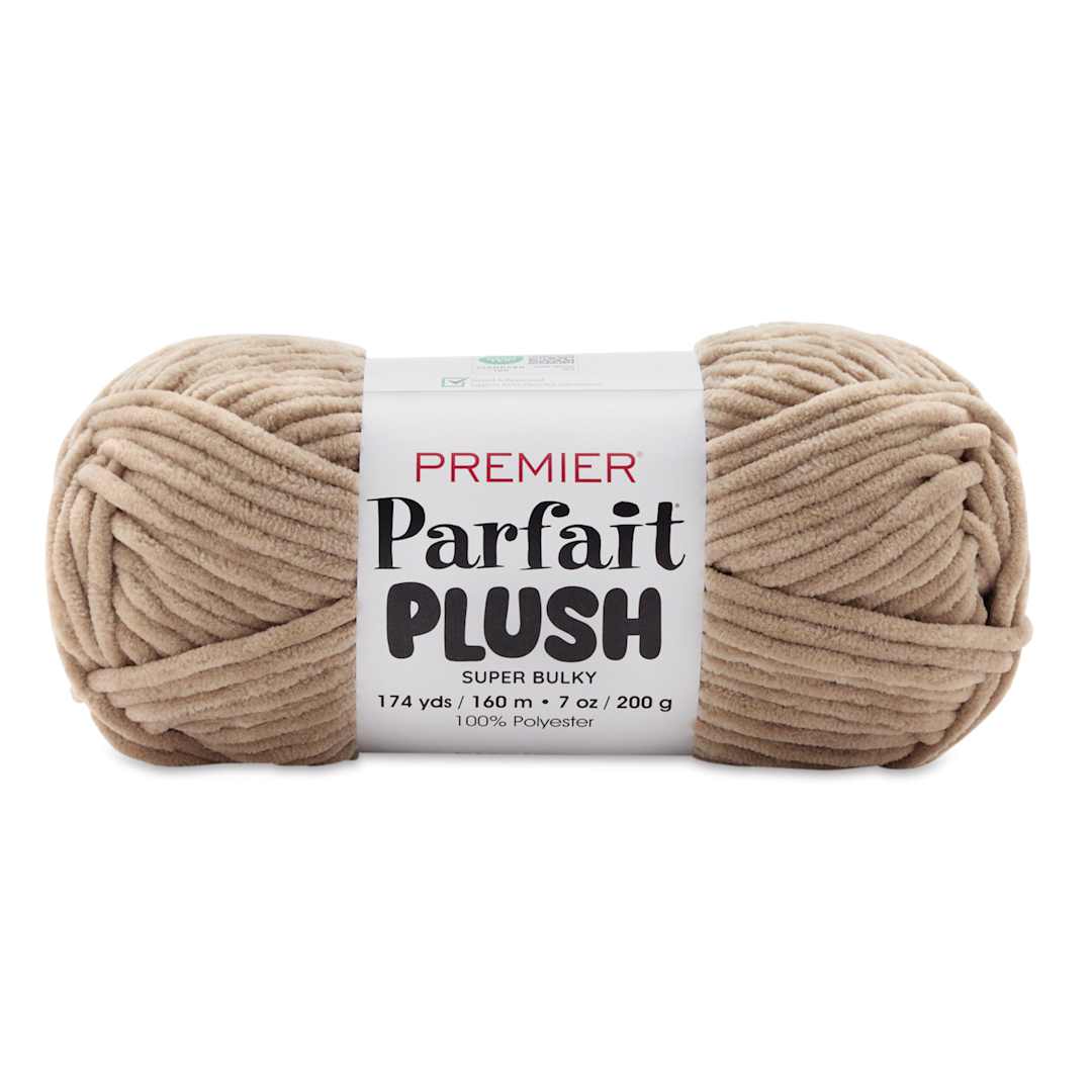 Open in modal - Premier Yarn Parfait Plush Yarn - Toffee, 7 oz