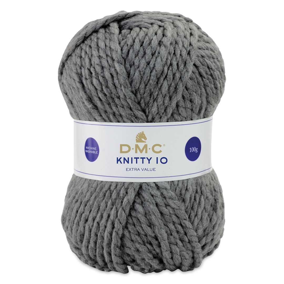 Open in modal - DMC Knitty 10 Yarn - 790 Gray, 89 yards