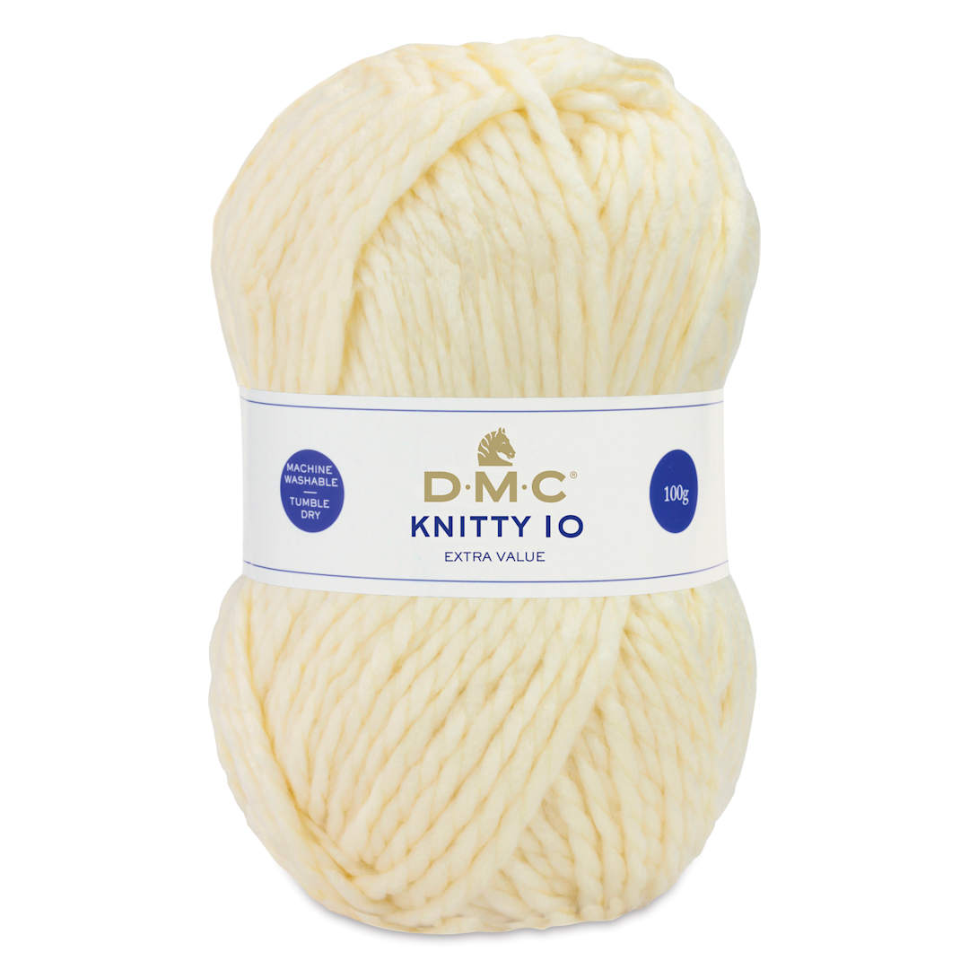 Open in modal - DMC Knitty 10 Yarn - 812 White, 89 yards