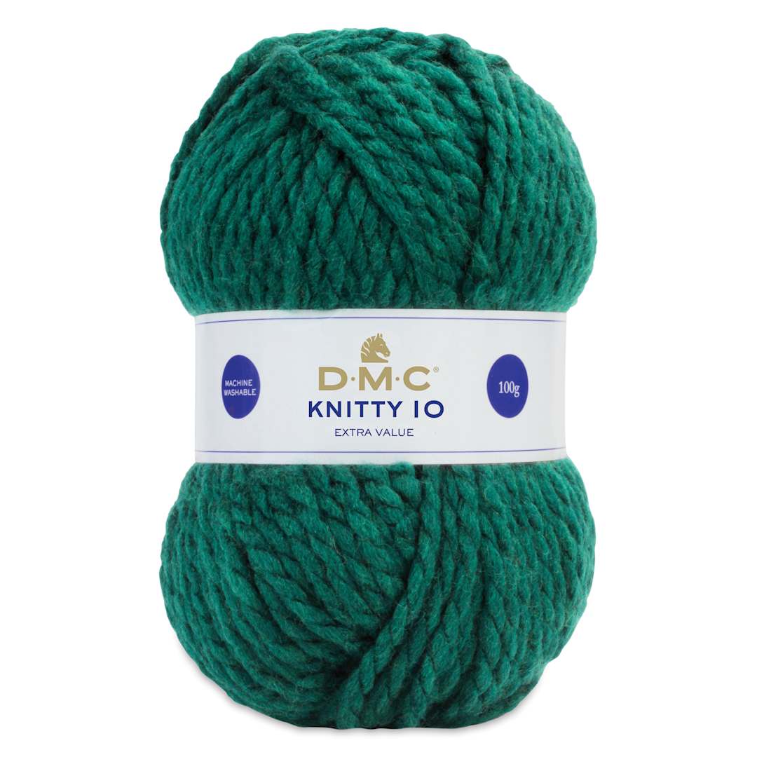 Open in modal - DMC Knitty 10 Yarn - 839 Green, 89 yards