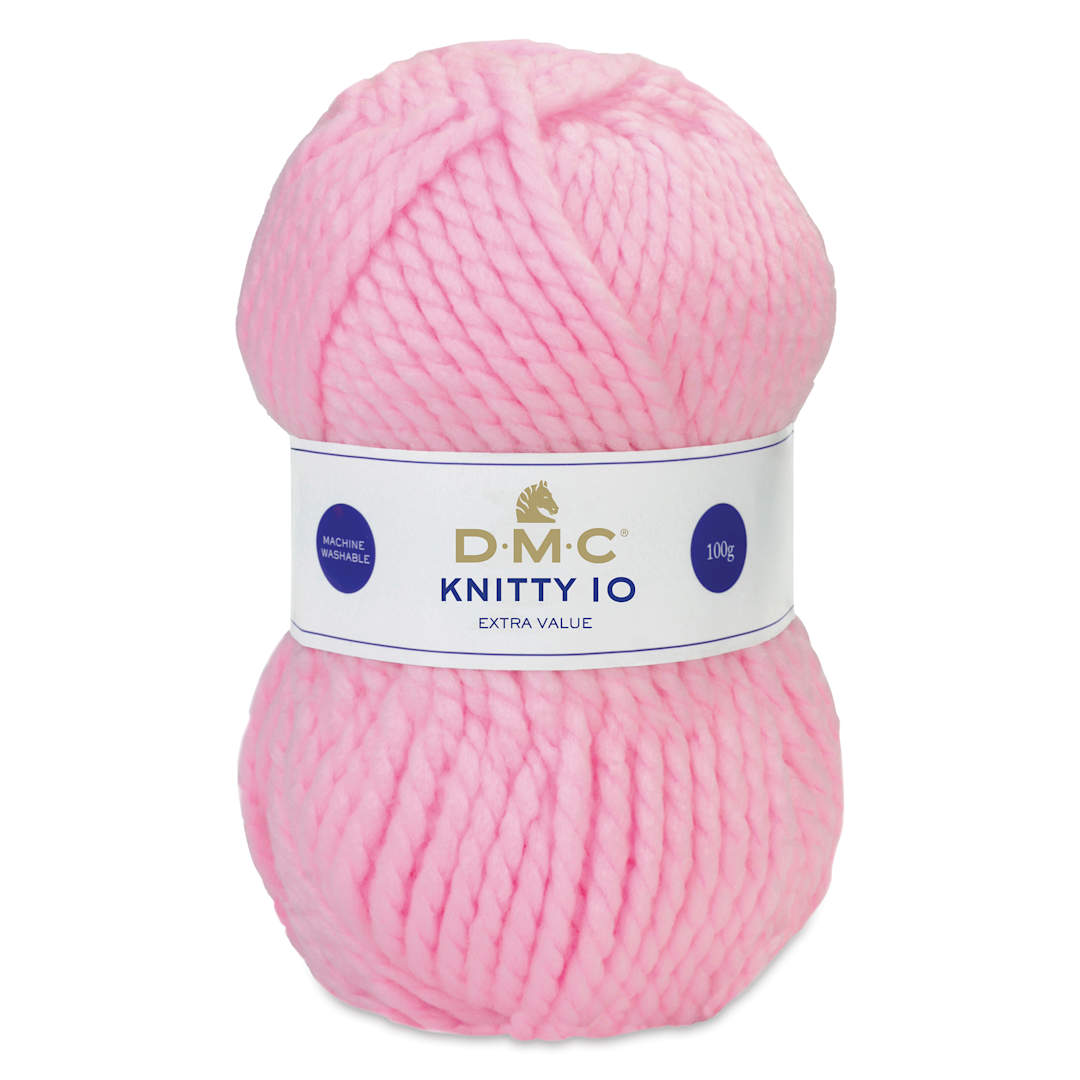 Open in modal - DMC Knitty 10 Yarn - 958 Pink, 89 yards