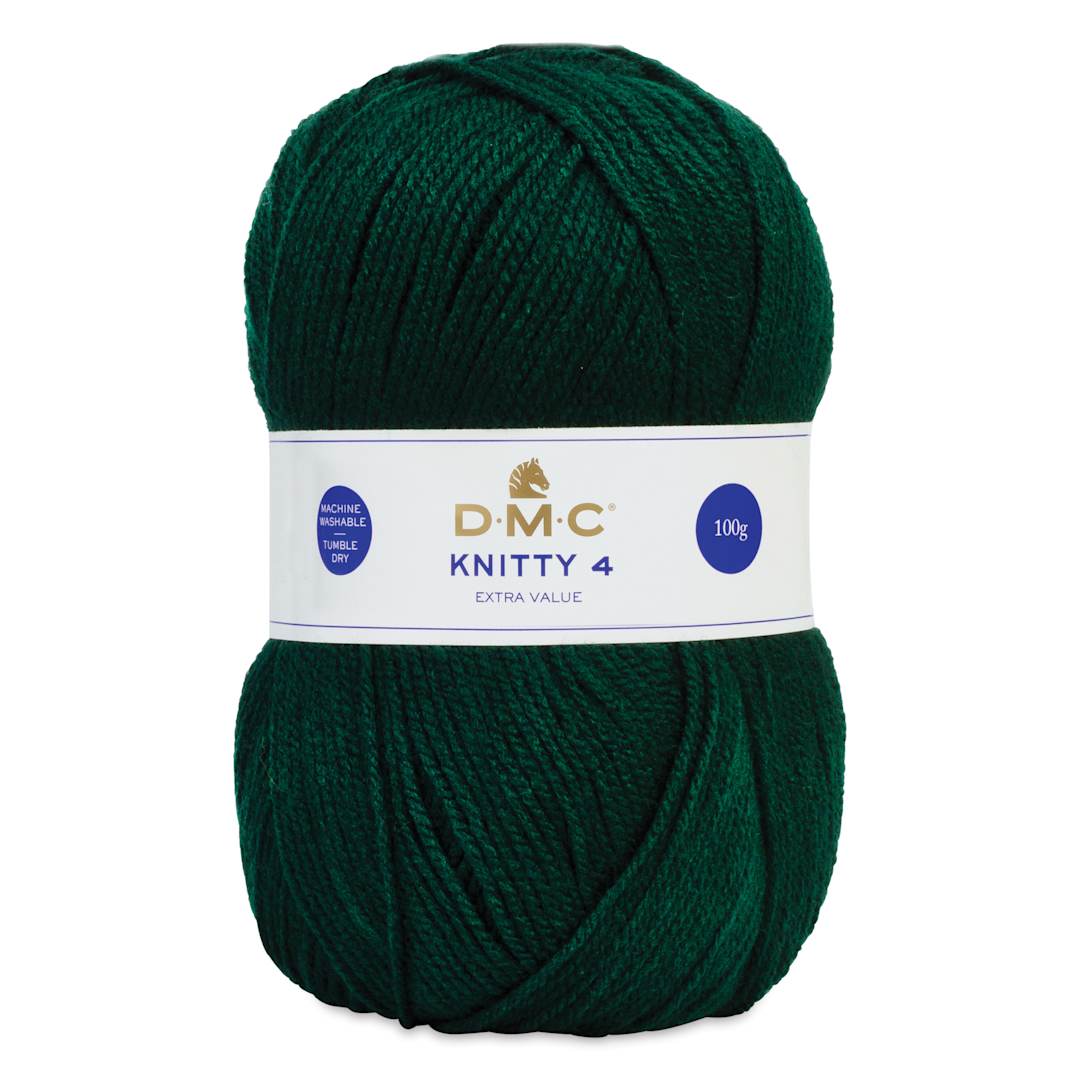 Open in modal - DMC Knitty 4 Yarn - 839 Green, 306 yards