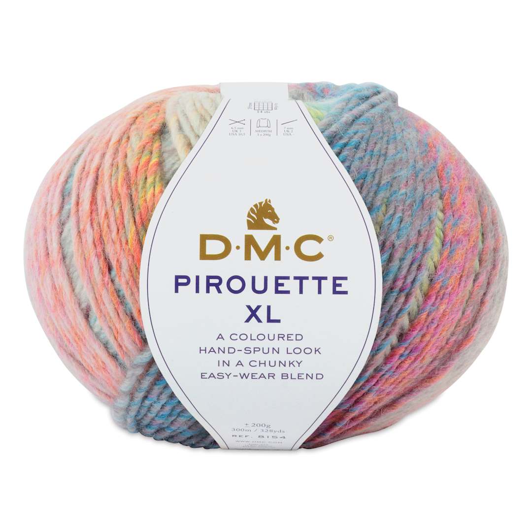 Open in modal - DMC Pirouette XL Yarn - 1101 Rainbow