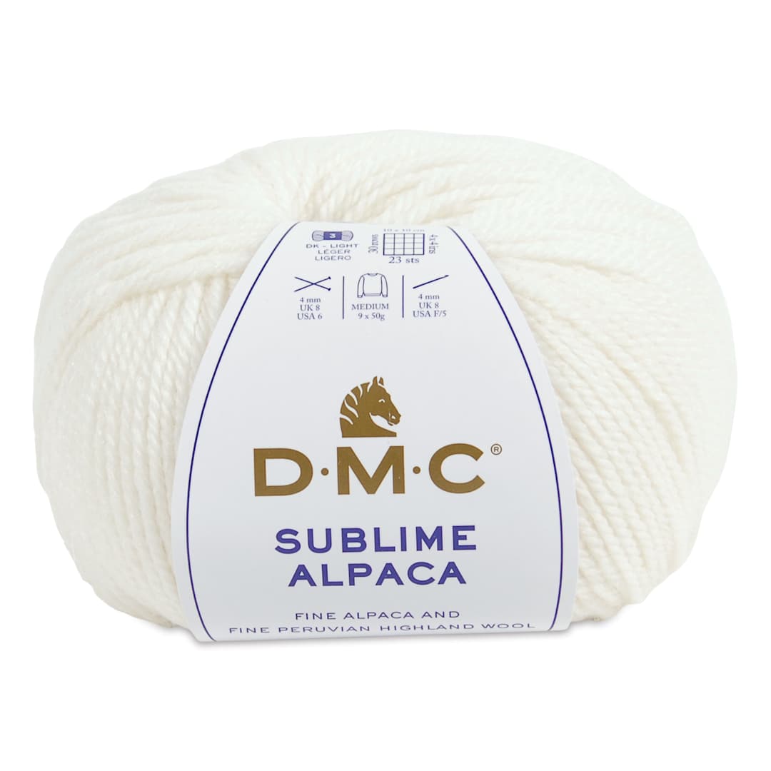 Open in modal - DMC Sublime Alpaca Yarn - 119 Cream, 126 yards