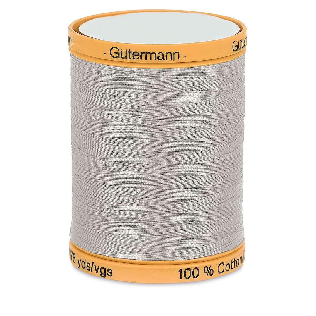 Open in modal - Gutermann Cotton Thread - Gray, 876 yd Spool