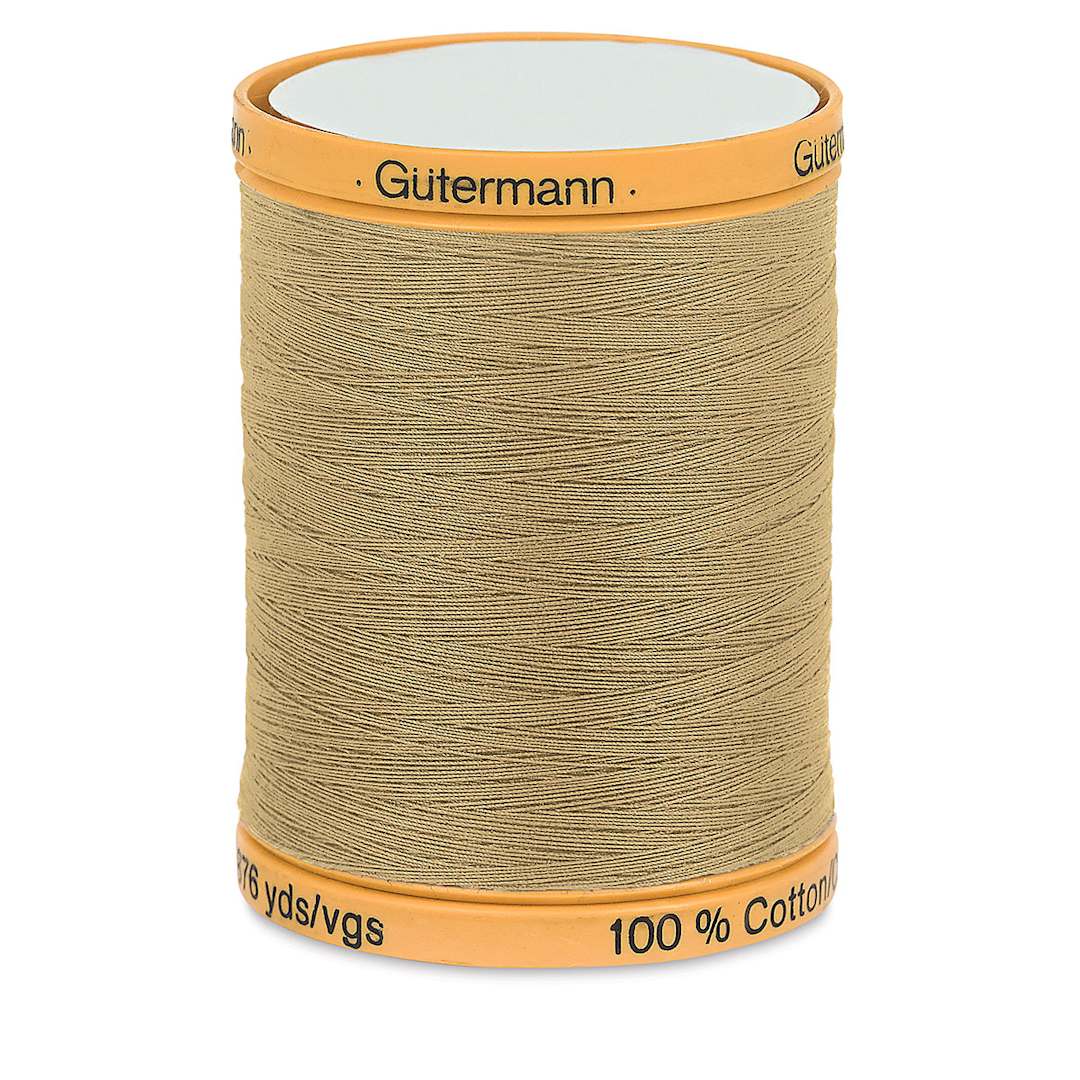 Open in modal - Gutermann Cotton Thread - Burlap Beige, 876 yd Spool