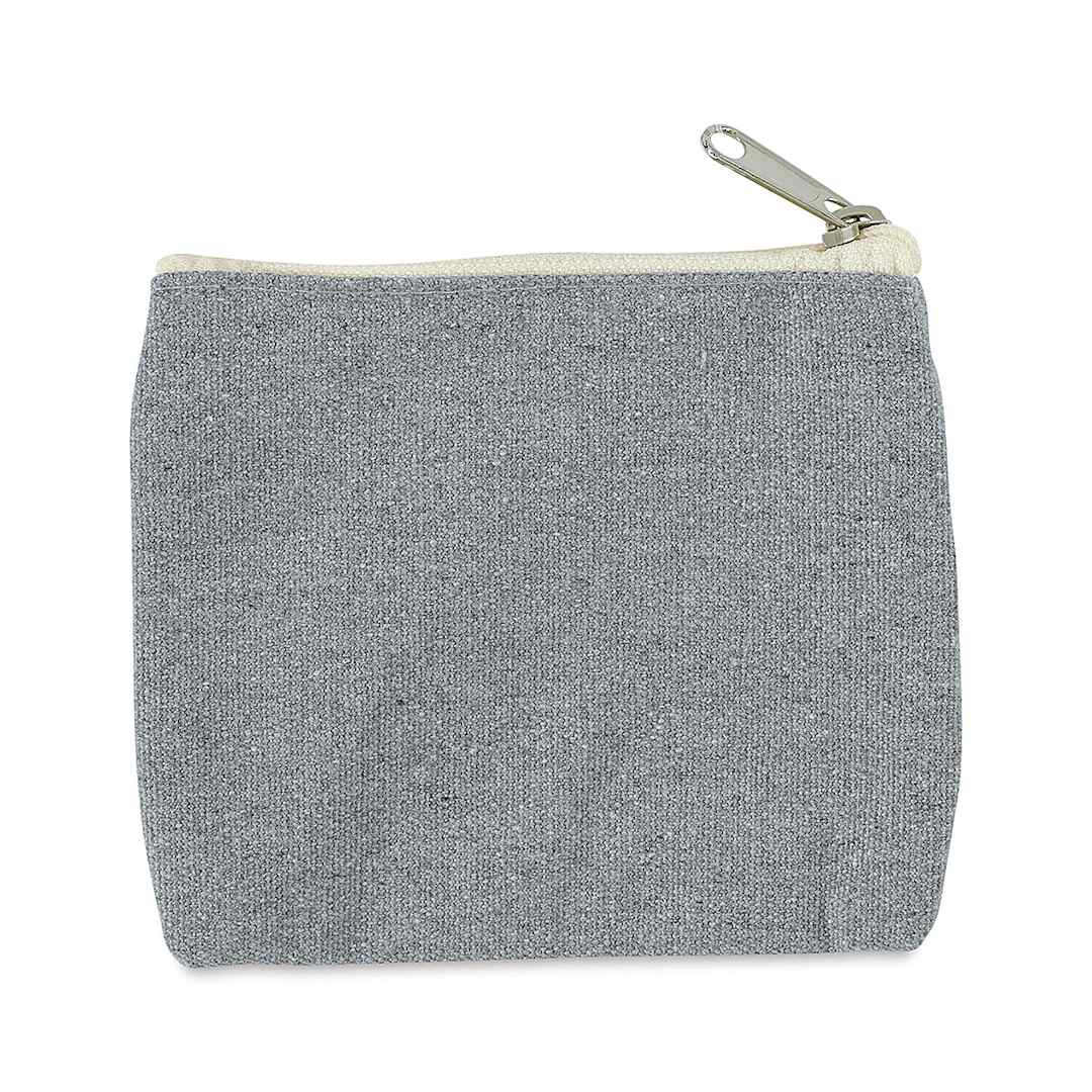 Open in modal - Harvest Import Recycled Canvas Zipper Pouch - 4½"L × 5½"W