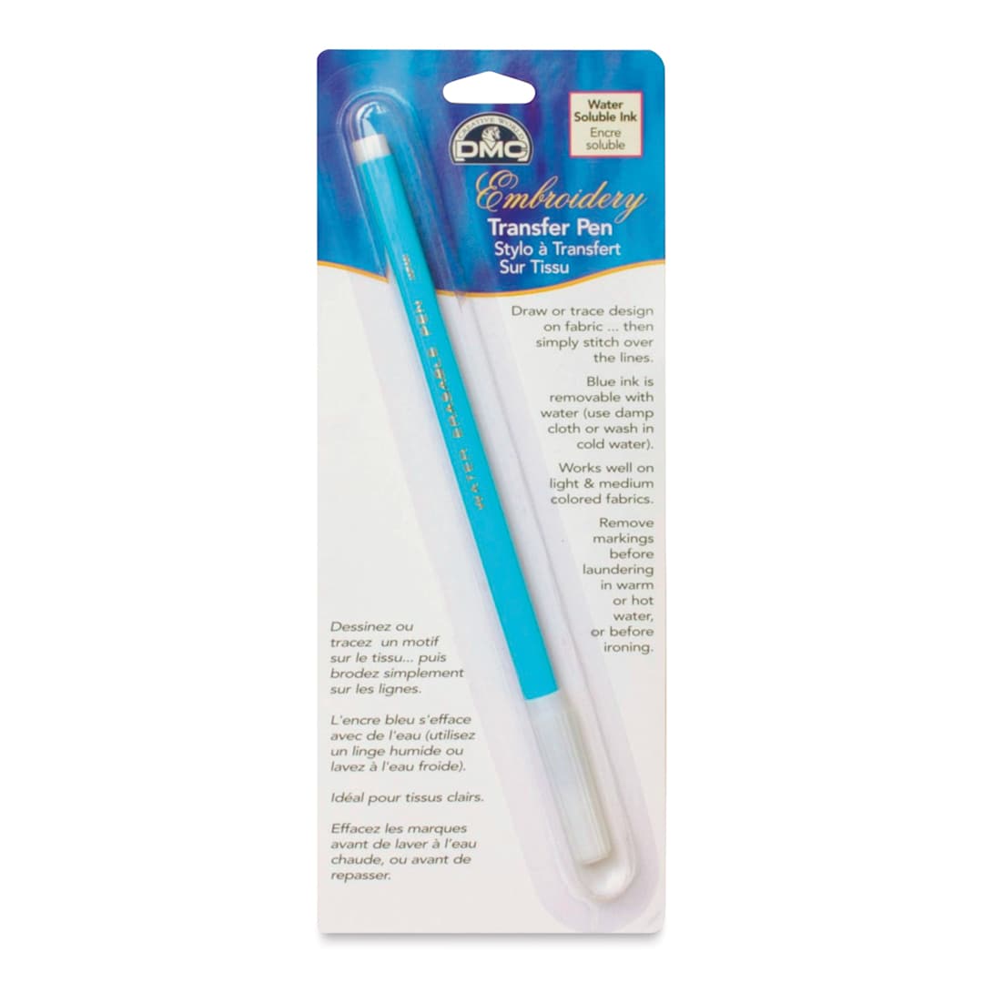 Open in modal - DMC Embroidery Transfer Pen, Blue, In Package