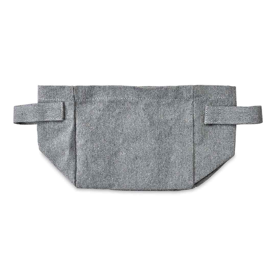 Open in modal - Harvest Import Recycled Canvas Storage Basket - Gray, 7"H x 7"W x 5"D