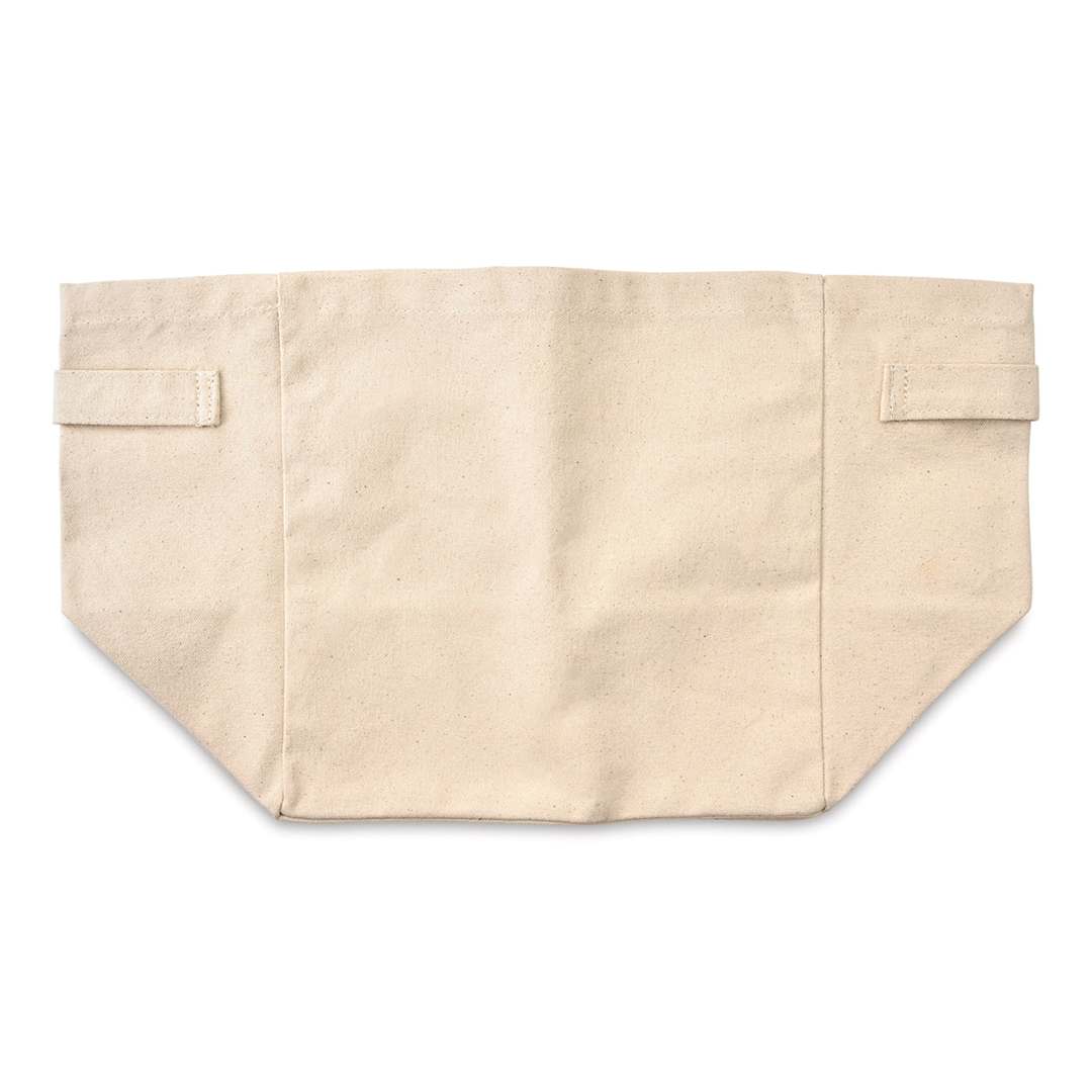 Open in modal - Harvest Import Canvas Storage Basket - Natural White, 9"H x 9"w x 7"D