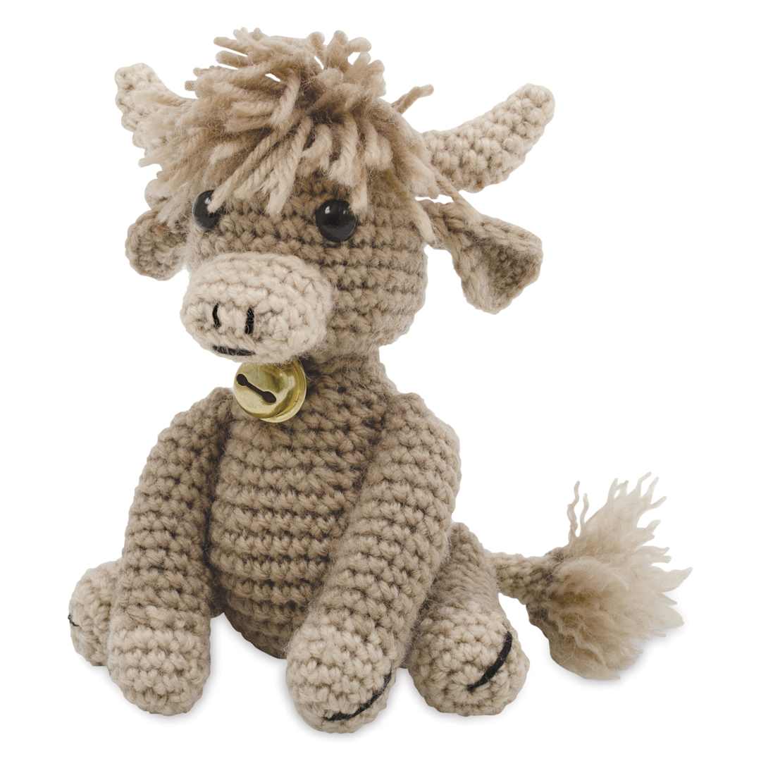 Open in modal - Needle Creations Crochet Kit - Highland Cow V2
