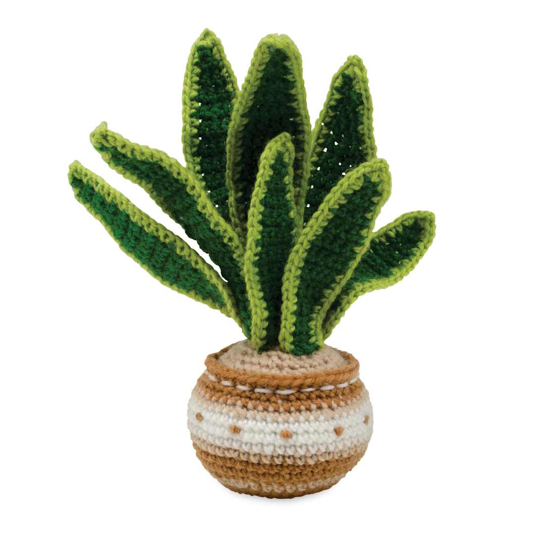Open in modal - Needle Creations Crochet Kit - Snake Plant