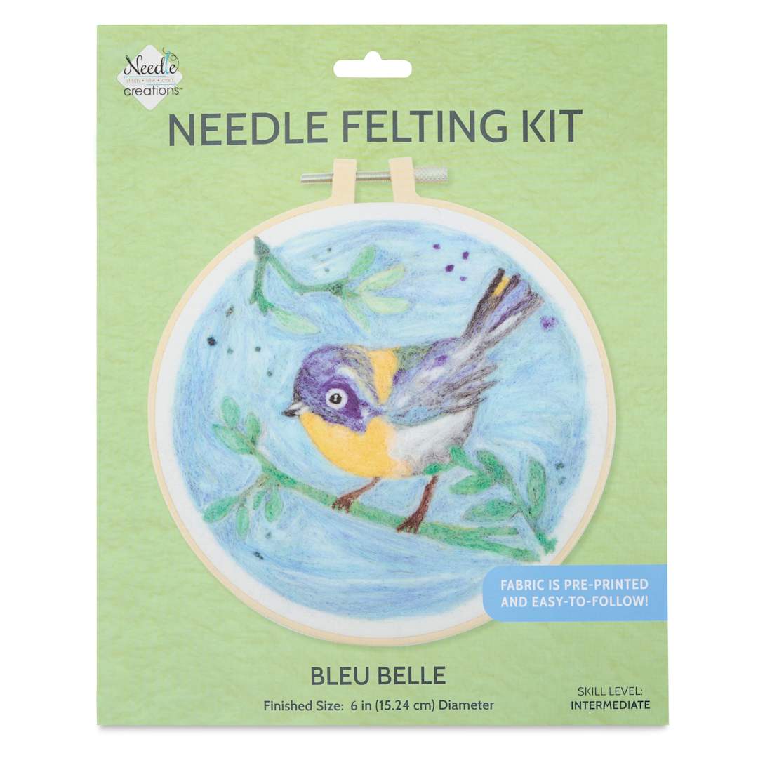 Open in modal - Needle Creations Needle Felting Kit - Bird, front of the packaging 