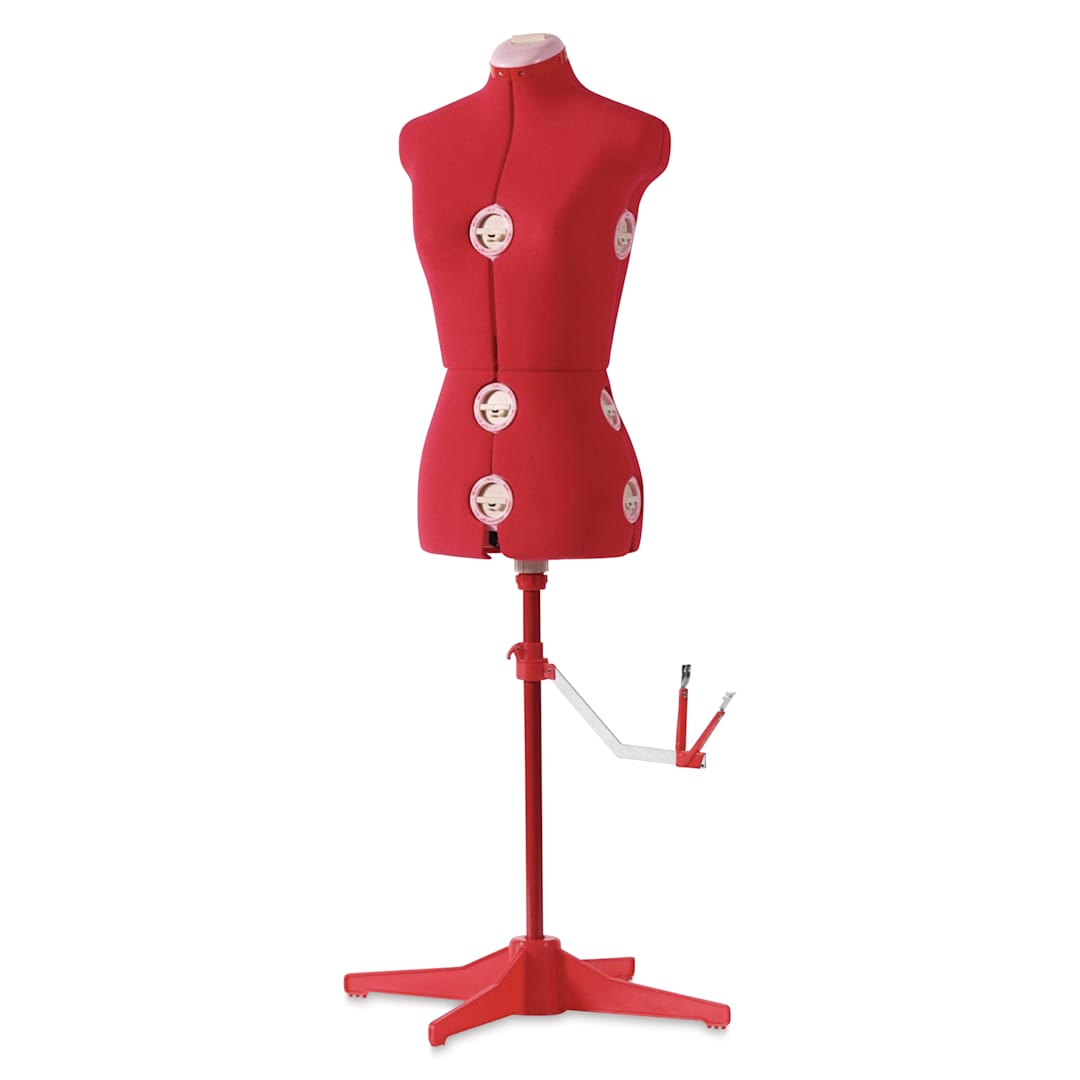 Open in modal - Singer Adjustable Dress Form - Small/Medium, Red