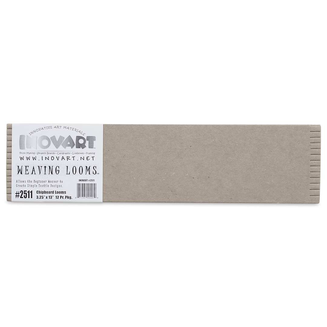 Open in modal - Inovart Chipboard Weaving Looms - 3-1/4" x 13", Pkg of 12