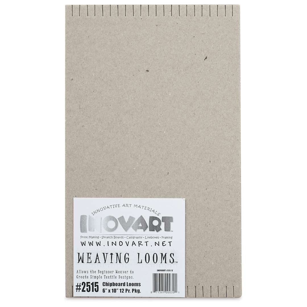 Open in modal - Inovart Chipboard Weaving Looms - 6" x 10", Pkg of 12