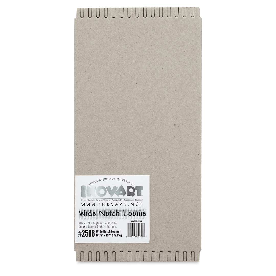 Open in modal - Wide Notch Chipboard Weaving Loom - 6-1/2" x 13", Pkg of 12