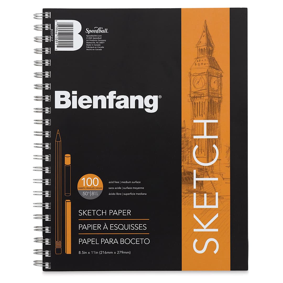 Open in modal - Bienfang Sketch Pad - 11" x 8-1/2", 100 Sheets