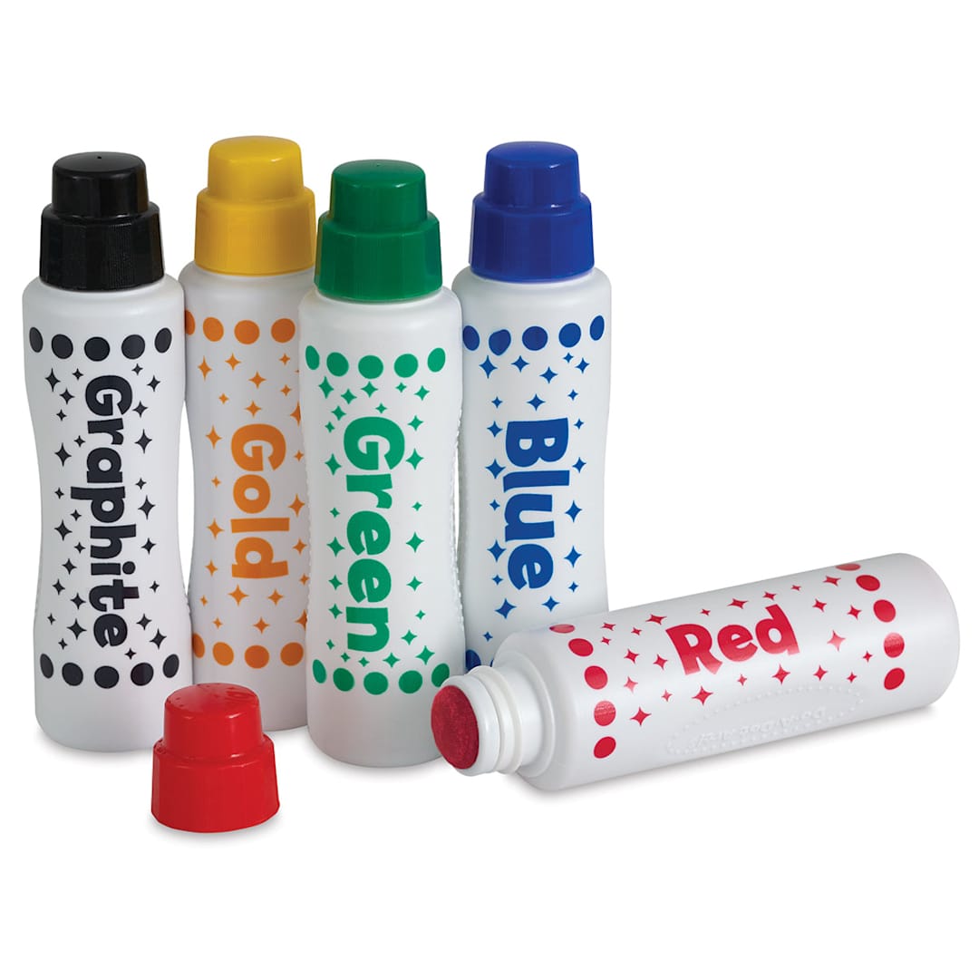 Open in modal - Do-a-Dot Art Markers - Metallic Shimmer Colors, Set of 5