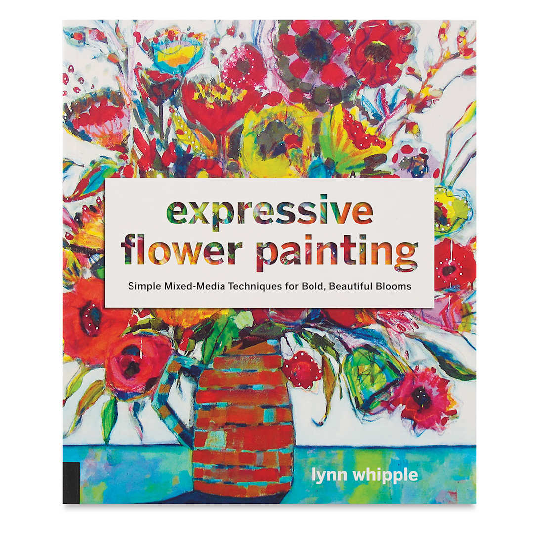 Open in modal - Expressive Flower Painting - Front cover of Book
