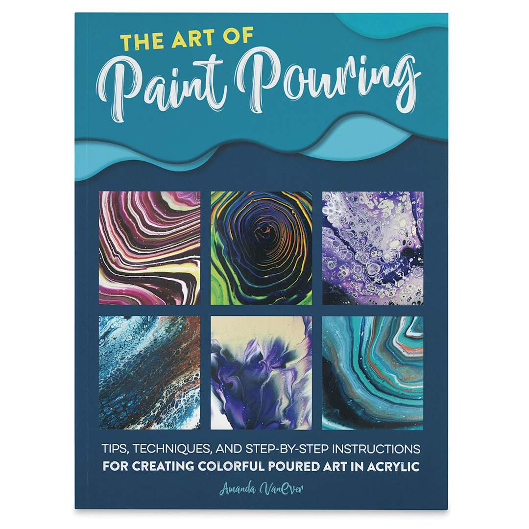 Open in modal - The Art of Paint Pouring - Front cover of book
