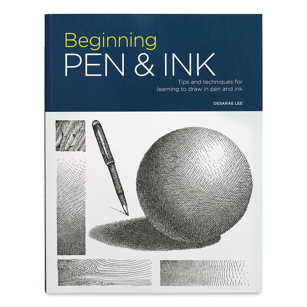 Open in modal - Portfolio: Beginning Pen & Ink - Front cover of book

