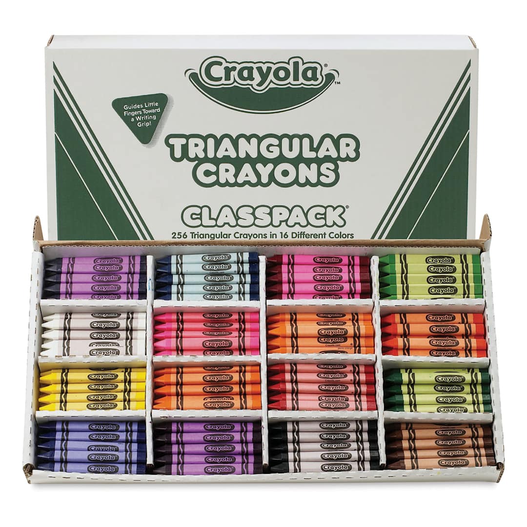 Open in modal - Crayola Triangular Crayons - Classpack of 256
