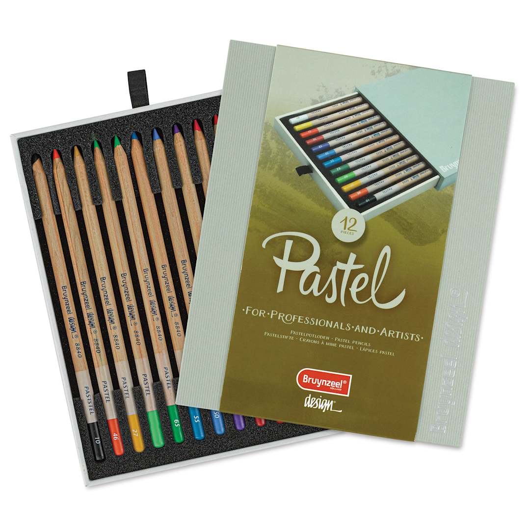 Open in modal - Bruynzeel Design Pastel Pencils - Set of 12 