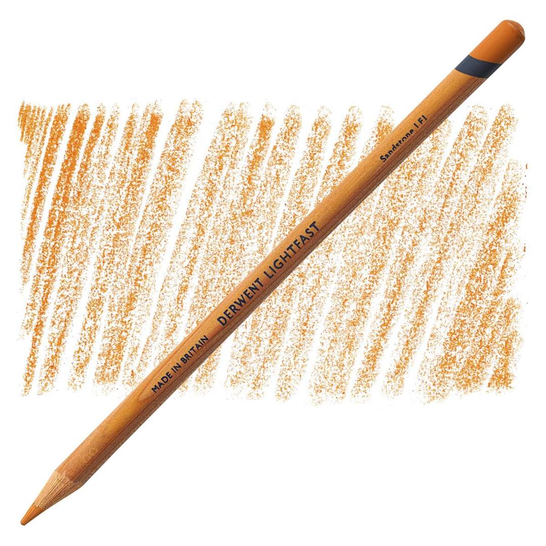 Open in modal - Derwent Lightfast Colored Pencil - Sandstone pencil and swatch
