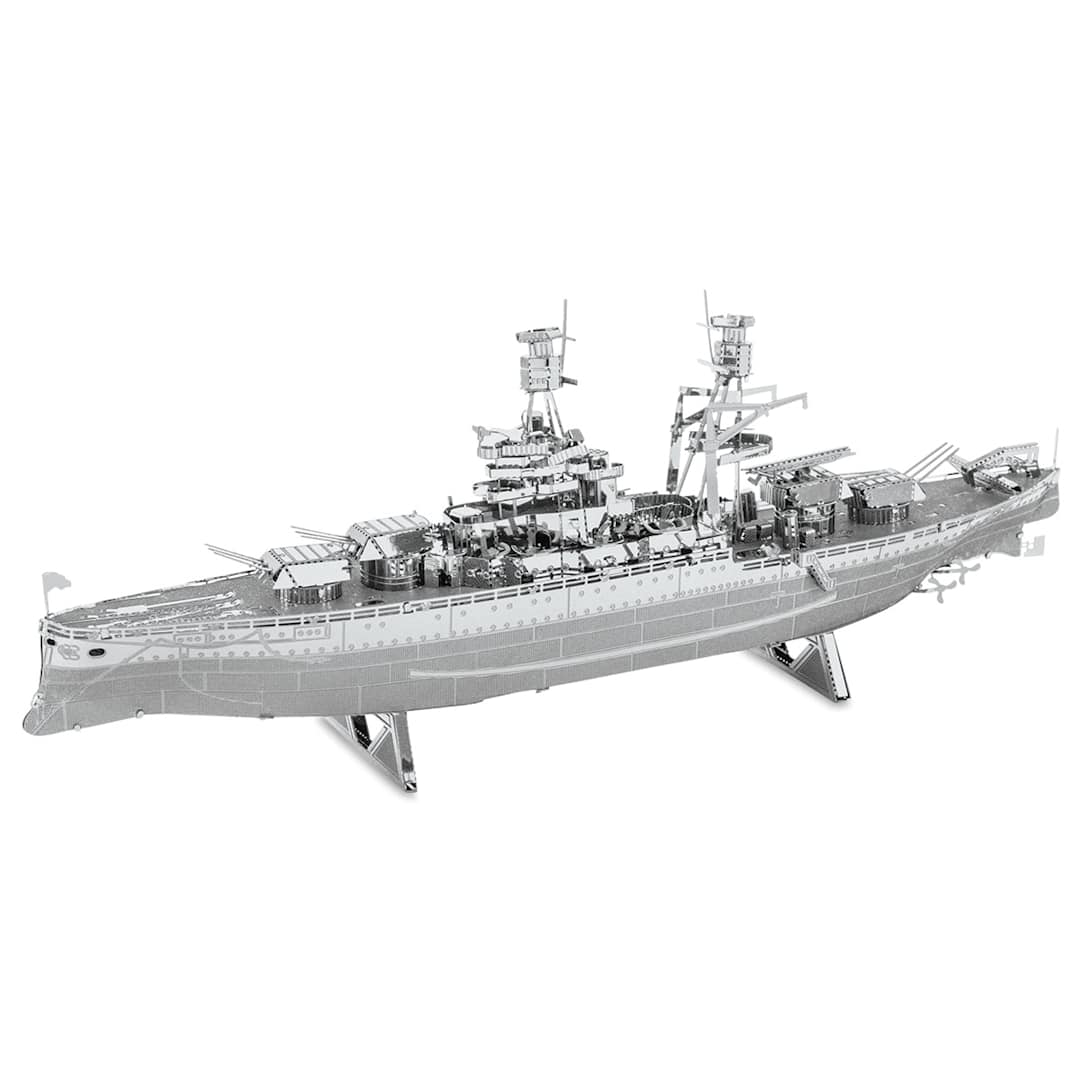 Open in modal - Metal Earth Ships 3D Metal Model Kit - USS Arizona (finished example)