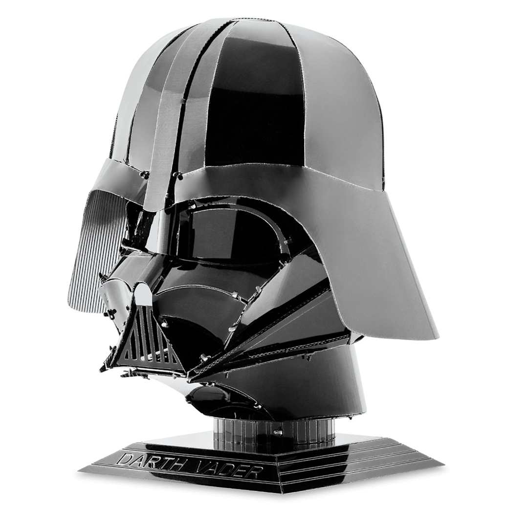 Open in modal - Metal Earth Star Wars 3D Metal Model Kit - Darth Vader Helmet (finished example)