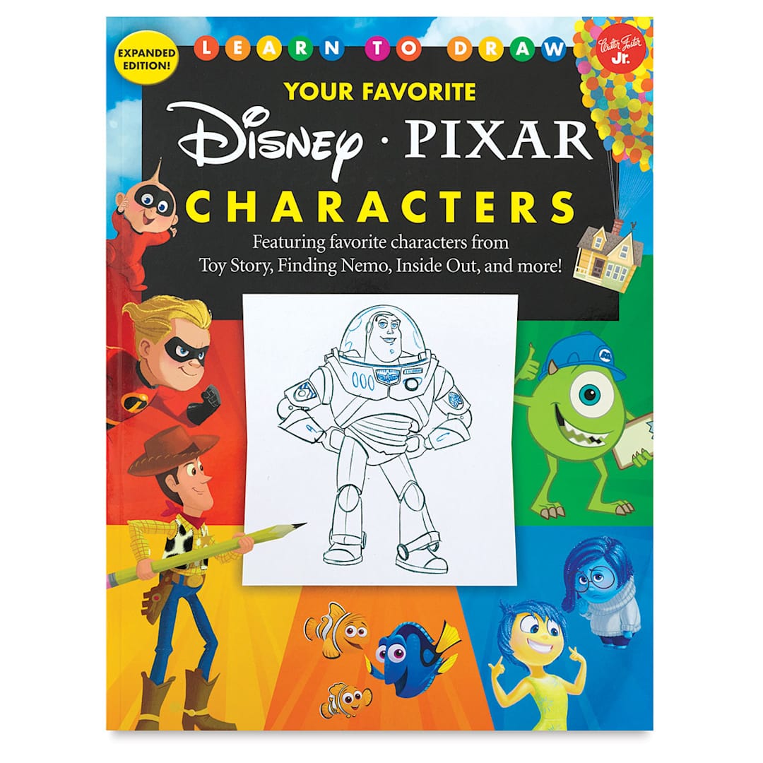 Open in modal - Learn to Draw Your Favorite Disney Pixar Characters - Front cover of book