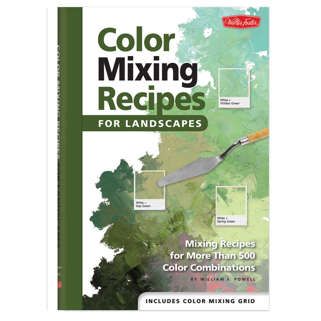 Open in modal - Walter Foster Color Mixing Recipes for Landscapes, 48 Pages