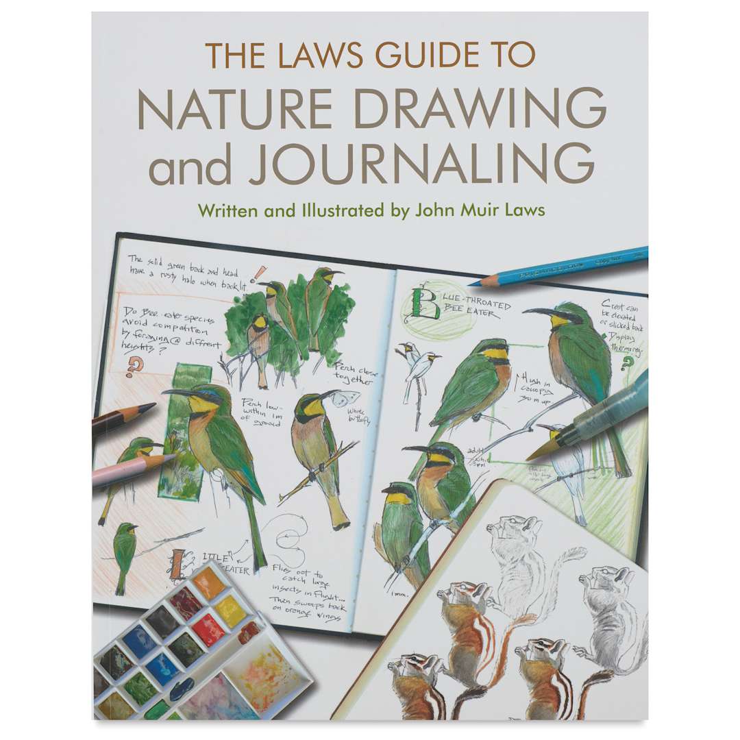 Open in modal - The Laws Guide to Nature Drawing and Journaling, front cover