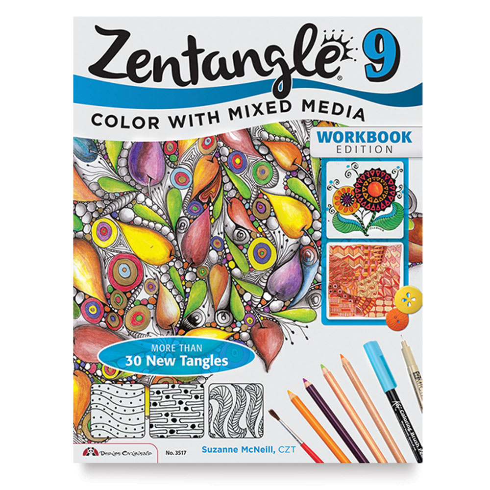 Open in modal - Zentangle 9 Expanded Workbook - Front cover of Book
