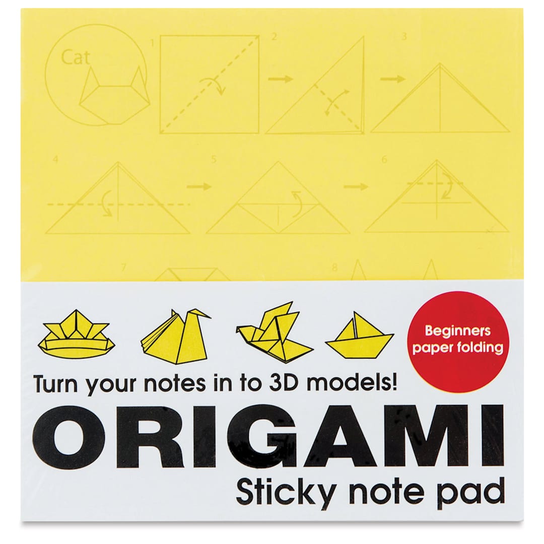 Open in modal - Origami Sticky Notes (front of packaging)