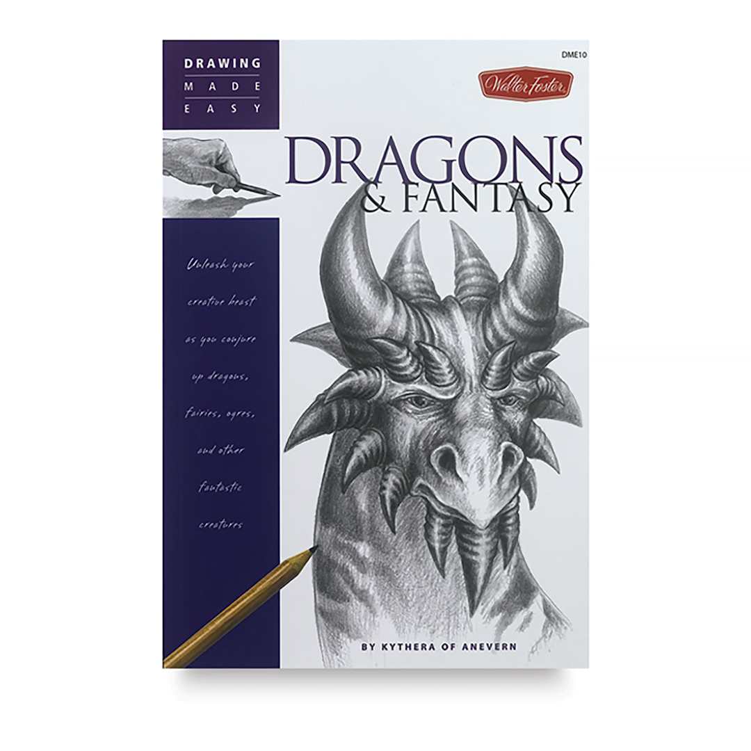 Open in modal - Drawing Made Easy: Dragons and Fantasy - Front cover of book
