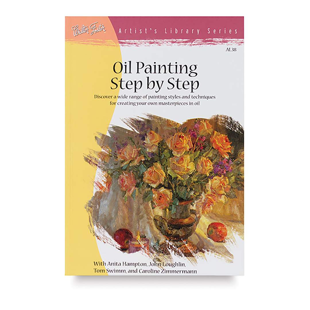 Open in modal - Oil Painting Step by Step - Front cover of paperback book