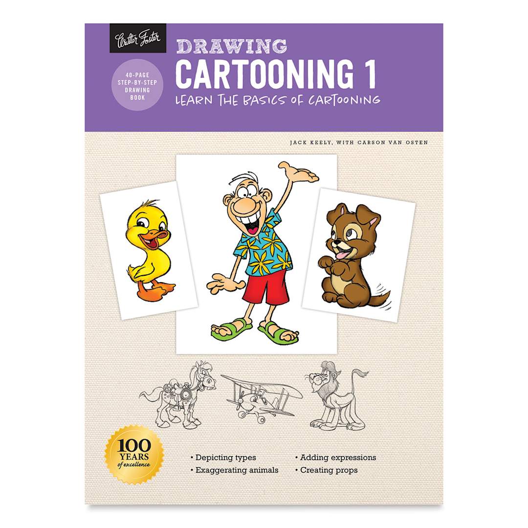 Open in modal - Drawing: Cartooning 1, Book Cover