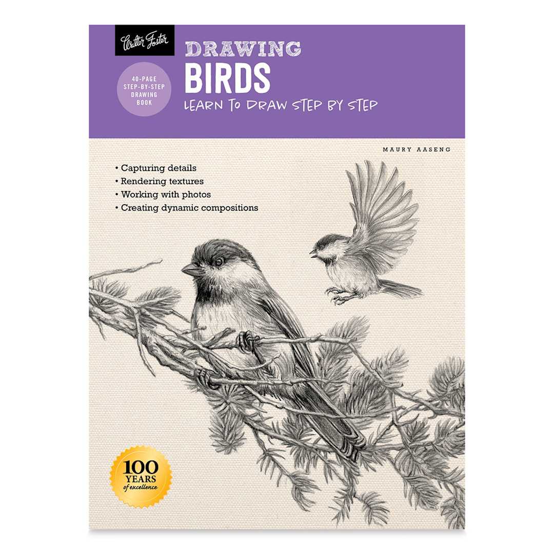 Open in modal - Drawing: Birds, Book Cover