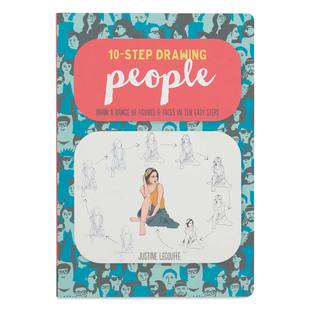 Open in modal - Walter Foster Ten-Step Drawing Book - People, front cover
