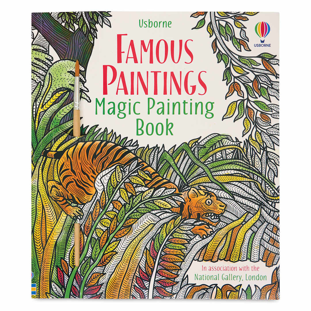 Open in modal - Usborne Magic Painting Book - Famous Paintings, front cover