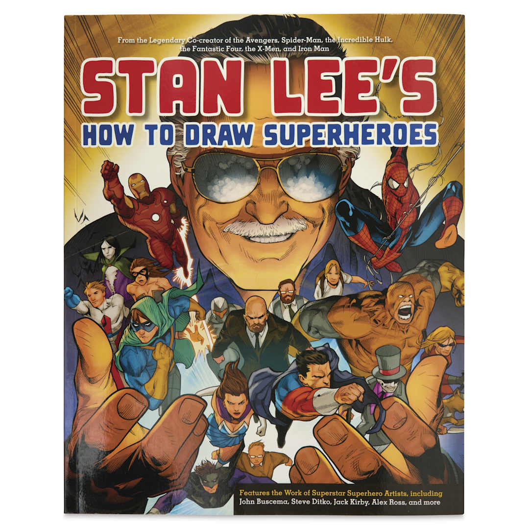 Open in modal - Stan Lee’s How to Draw Superheroes, front cover